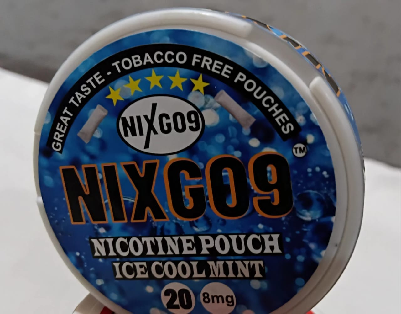 NIXGO9 Khaini Pouch Ice Cool Mint – 30 كيسًا