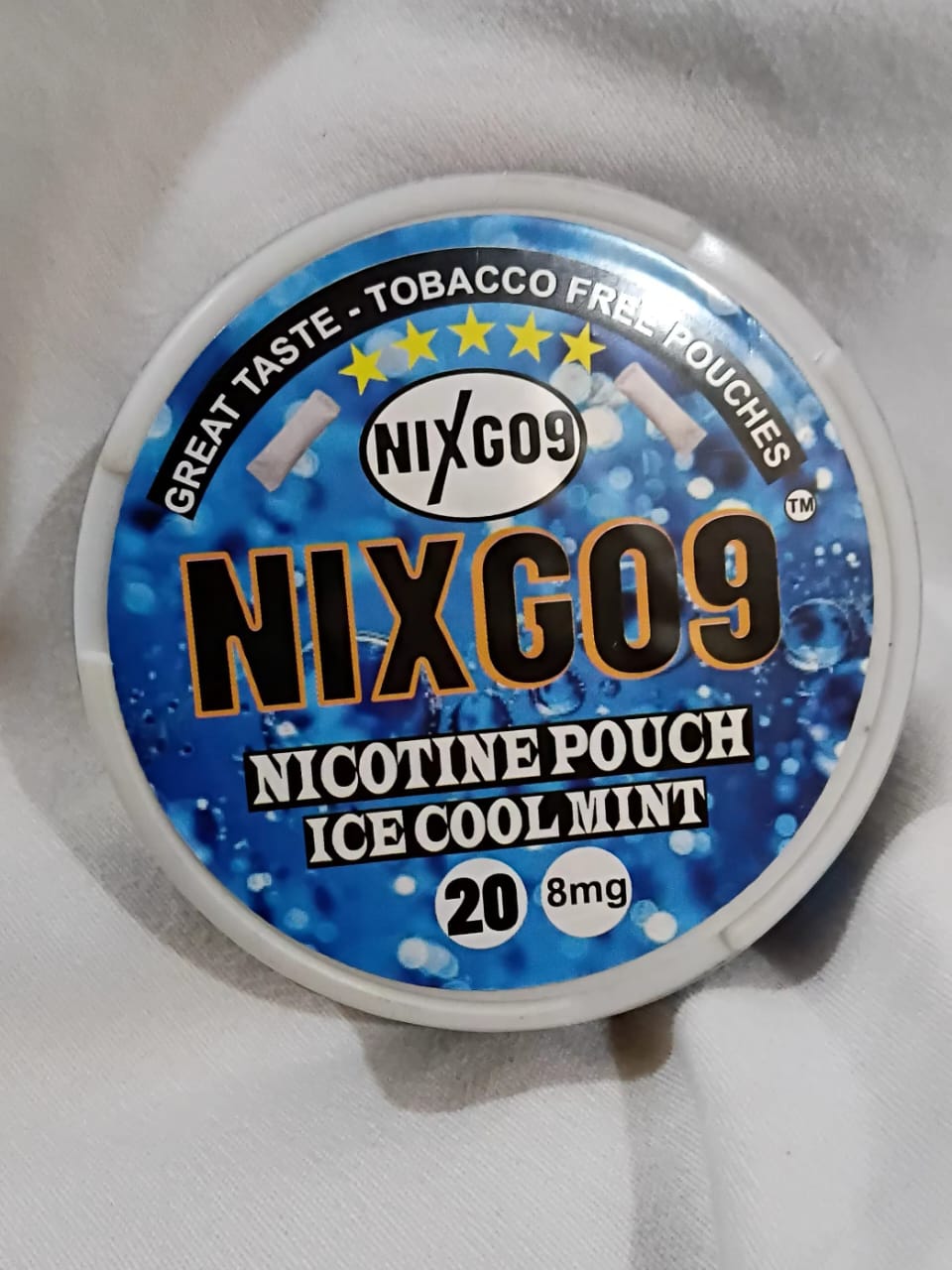 أكياس نيكوتين NIXGO9 بنكهة النعناع المنعشة - ٢٠ كيسًا