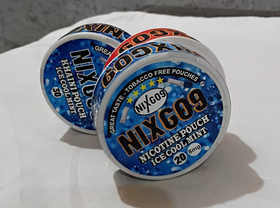 NIXGO9 Khaini Pouch Ice Cool Mint – 30 كيسًا