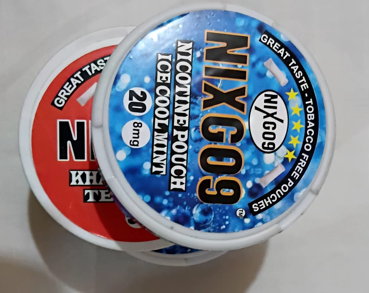 أكياس نيكوتين NIXGO9 بنكهة النعناع المنعشة - ٢٠ كيسًا