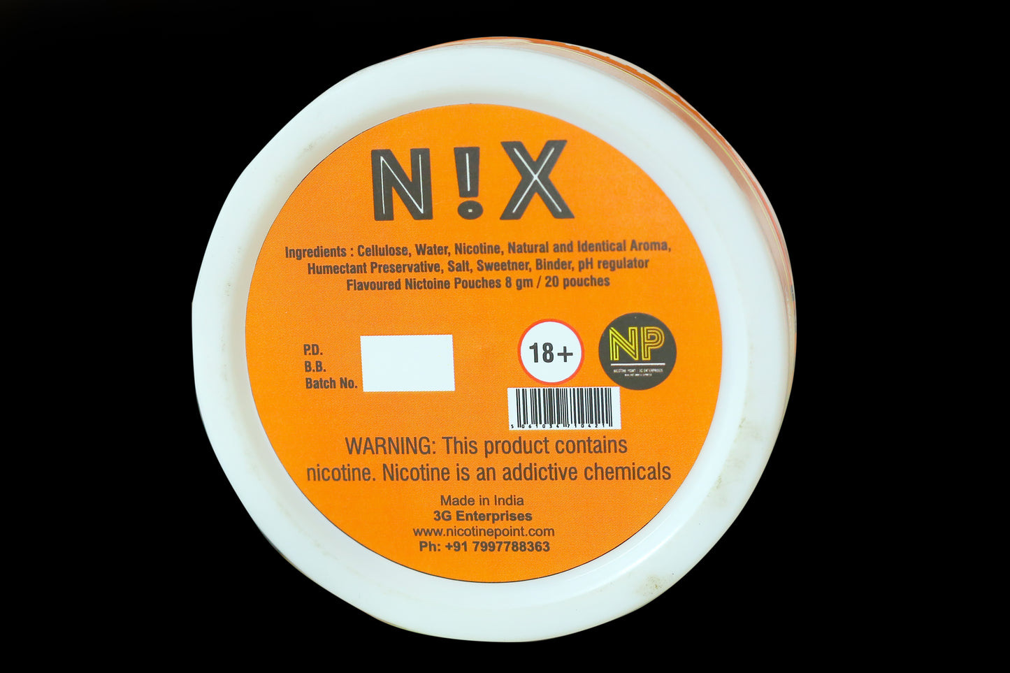 NIX Nicotine Snus Mango Strong | 20 Pouches